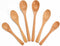 UANJBYO 6 Piece Small Wooden Spoons Set - Premium Beech Wood Spoons in