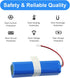 MULS 5600mAh Vacuum Battery for HONITURE Q6 Robot Vacuum Cleaner Accessories, 14.4V Spare Parts