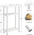 3-Tier Apicizon Small Narrow Side Table, Skinny End Table with Storage Shelf, Slim Nightstand Bedside Table for Small
