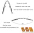 2 Nut Crackers Walnut Cracker Heavy Duty Shell Cracker with PCS Forks/Picks Stainless Steel Seafood Crackers Nutcracker