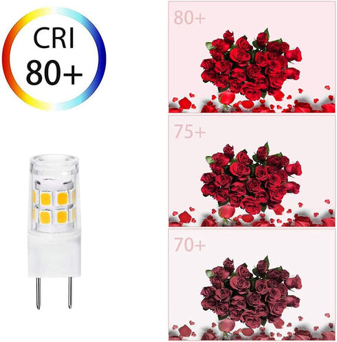 G8 3W LED Bulb WB25X10019 - 20W Halogen Replacement for GE Microwave Oven, T4 Bi-Pin Base, 120V Natural White 4000K,