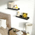 Set 2, 17 Inch Love-KANKEI Floating Shelves Wall Mounted of Rustic Wood Wall Shelves for for Storage, Bedroom Living