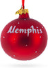 Memphis, Tennessee Glass Ball Christmas Ornament - 3.25 Inches