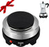 Artilife 500W Small Hot Plate, Mini Electric Portable Stove, Perfect Size for Moka Pot, 110V