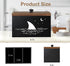 MROUEN Tampon Holder for Bathroom,Black Feminine Product Organizer,Girl Stuff Box for Bathroom,Pad and Tampon Organizer