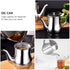 DOITOOL Stainless Steel Oil Strainer Pot, Oil Dispenser with Removable Strainer, Grease Storage Can for Home Kitchen