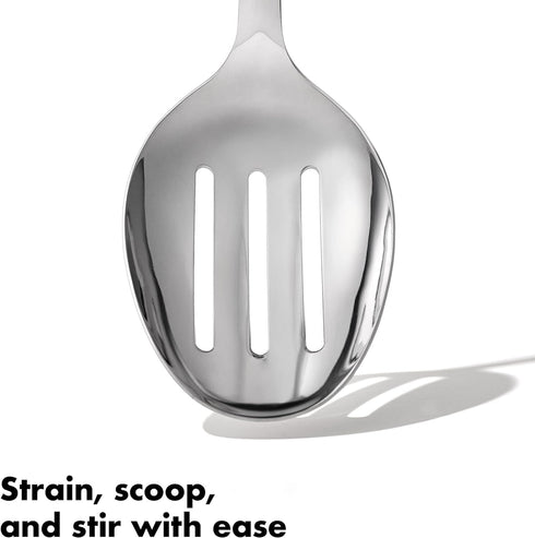 OXO Steel Slotted Cooking Spoon for Kitchen Use