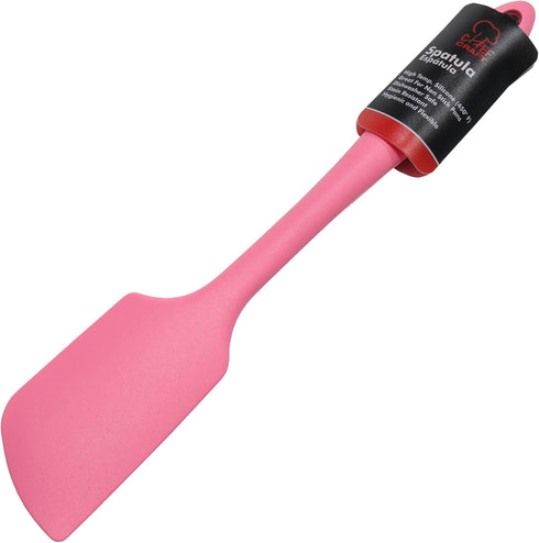 Chef Craft Premium Silicone Angled Spatula, 11 Inch, Pink