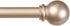 Kenney Chelsea Ball End Window Curtain Rod, Adjustable for Windows 28 to 48 Inches, Soft Brass Gold
