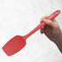 Silicone Spatula Set, High Heat Resistant Rubber Spoon Spatula, Non-Stick Spoonula with Seamless Design, 3 Pack Red