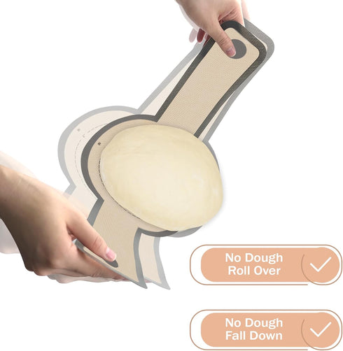 Silicone Bread Sling for Dutch Oven, 2 PCS Non-Stick Reusable Baking Mat with Long Handles for Easy Sourdough Transfer