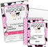 Heard the Moos Pink Cow-Themed Birthday Party Invitations for Kids, 20 Fill In Cards with Envelopes by AmandaCreation