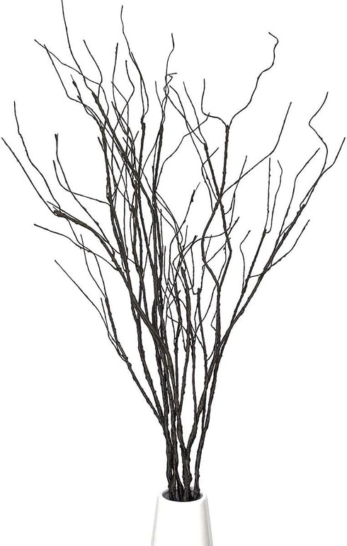 Pursuestar 5Pcs 29.5" Lifelike Dry Willow Branches - Bendable Iron Wires Artificial Floral Flower Stub Stem for DIY