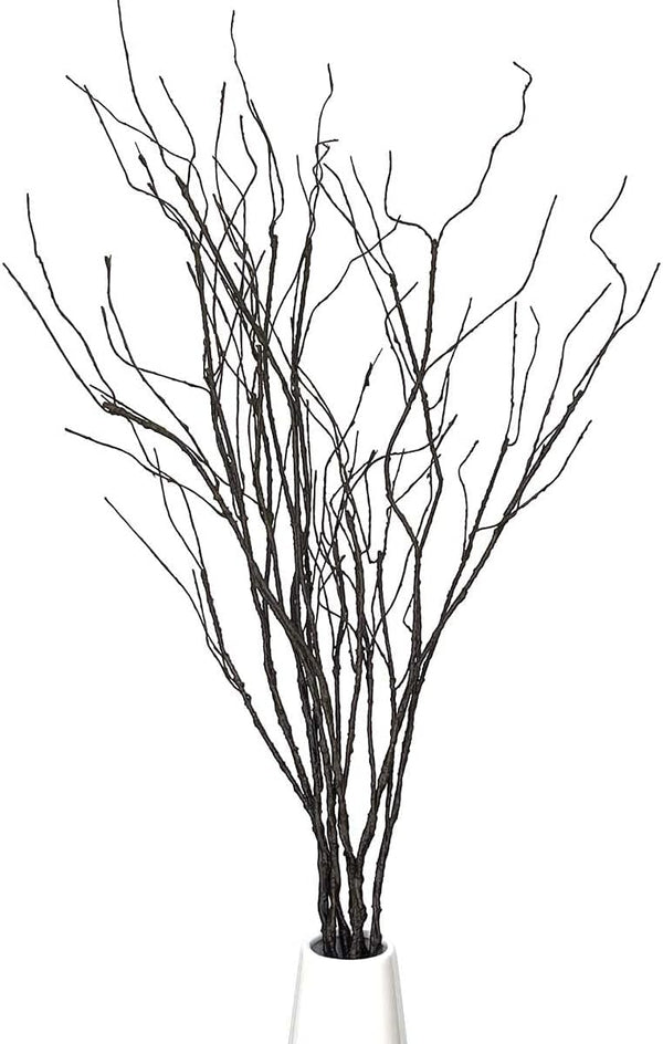 Pursuestar 5Pcs 29.5" Lifelike Dry Willow Branches - Bendable Iron Wires Artificial Floral Flower Stub Stem for DIY