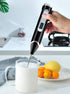 Handheld Milk Frother, USB Rechargeable, Adjustable 3 Speeds, Mini Blender Drink Mixer for Coffee, Hot Chocolate