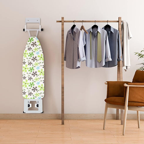 Ironing Board Hanger Wall Mount Organizer, Storage Rack for Laundry Rooms
