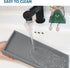 Bloss Silicone Tray Set - 15.7" Bathroom Soap Dispenser Tray and Holder, Countertop Organizer for Jewelry, Candle,