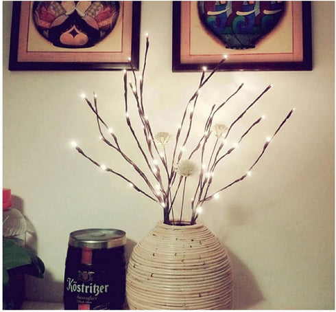 Mo&Ka 2 Pack Branch Lights - Battery Powered Decorative Lights, 29 Inches, 20 LED Lights