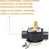 Dryer Cycling 4 Wire Thermostat Compatible with GE WE4M181, AP2044414, PS267926.