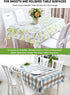 Icefire 24 Inch Clear Round Table Top Protector Circle Dining Tablecloth Protector PVC Plastic Waterproof Wipeable