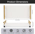 Segbeauty Water Absorbing Stone Tray for Countertop, Fast Drying Diatomaceous Earth Tray for Kitchen, Bathroom