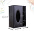 PU Leather Tissue Box Cover - Multifunctional Tissue Box Holder with Stationery Remote Control Box - Elegant and Stylish Home Napkin Holder Desktop Tissue Paper Holder Desk Storage Organizer (Black) by YUNXIASW
