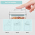 900ml 0.9qt) Airtight Food Storage Container Pop Containers With Lids, Bpa Free for Spaghetti Cereal Flour Rice Kitchen