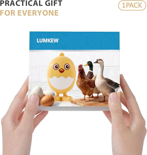 1pcs Lumkew Egg Washer Cleaner for Fresh Eggs, Universal Egg Wash and Brush Scrubber for Cleaning Eggshell,Cute Chicken