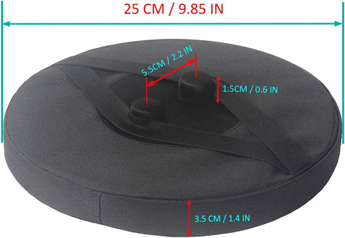 Outward Gear 9.85IN Seat Cushion for Telescopic Stools Collapsible Chair Pads Fit Standard Round Retractable Folding