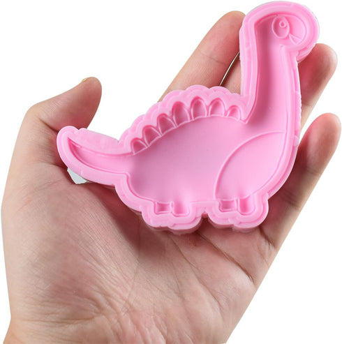 Dinosaur Fondant Silicone Chocolate Molds (7Pcs), Kid's Cartoon Dino Claws Clay Mold for Cake Decorating, Sugar Crafts