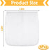 4 100, 12" 12" XL Pcs Food Grade Nut Milk Bag Reusable, Grade x Nut Bag Strainer, Fine Mesh Nylon Cheese Cloth Bags