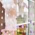 Baby Shower Decorations for Girl - Pink Party Hanging Raindrop Garland, Wedding Supplies, Birthday Banners Decor Set