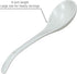 2 Pack Porcelain Serving Spoon Soup Ladles - 9 Inch Long for Serving, Cooking, Mixing Stews, Noodles, Rice