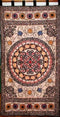 India Arts Celtic Sunflower Tab Top Curtain-Drape-Door Panel, Blue, 44" x 88"