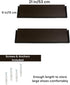 Set of 2 Wall Shoe Rack - Space Saving Wall Mounted Shoe Organizer - Durable Shoe Holder for Small Spaces - Wall Shelf