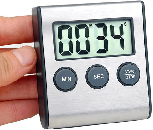 Kitchen Timer, Digital Magnetic Countdown Timer with Loud Alarm for Cooking, Baking, Sports Games