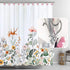 12PCS Decorative Shower Curtain Hooks, Pink Bow Knot Resin Shower Rings for Bathroom Nursery Art