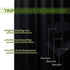 NICETOWN Door Curtains for Doorway, Black Out Curtain Liners, Set of 2, 27" x 80" Each Panel