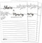 Share a Memory Card, Memorial Cards for Celebration of Life, Funeral Guest Book, 4x6 Inch, 50 Pack