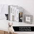 1 Book Ends, Pair Cute Dog Metal Bookends, Creative Decorative Book Holders for Home Office Bookshelf, Dog Lovers