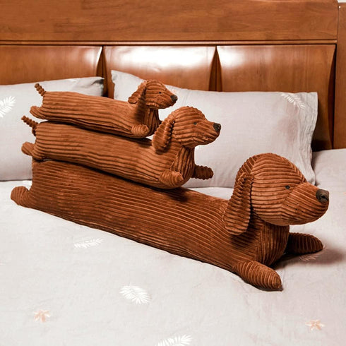 KOWAKA (27.5inches) Dachshund Dog Plush Hug Pillow Soft Durable Stuffed Throw Cushion Dachshund Animals Hug Pillow