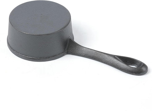 DIA.3.8inch Cast Iron Melting Pot, Pre-Seasoned Sauce Pan