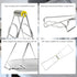 Asian Kitchen Stainless Steel Folding Hot Dish Plate Clip Retriever Tongs