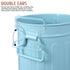 NUOBESTY 4pcs Mini Trash Can for Desk, Metal Wastebasket Tiny Waste Garbage Bin, Multifunctional Organizer