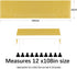 5 Pack Satin Table Runners 12 x 108 inches Long Silk and Smooth Fabric Gold Table Runner for Party, Wedding, Banquet,