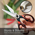 Multipurpose Kitchen Scissors, Left and Right Handed Kitchen Shears, Stainless Steel Blades, Kitchen Gadgets