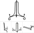 EBTOOLS Iron Display Stand, 4 Inch Iron Easel for Display, Picture Frame Holder, Decorative Plate Stands