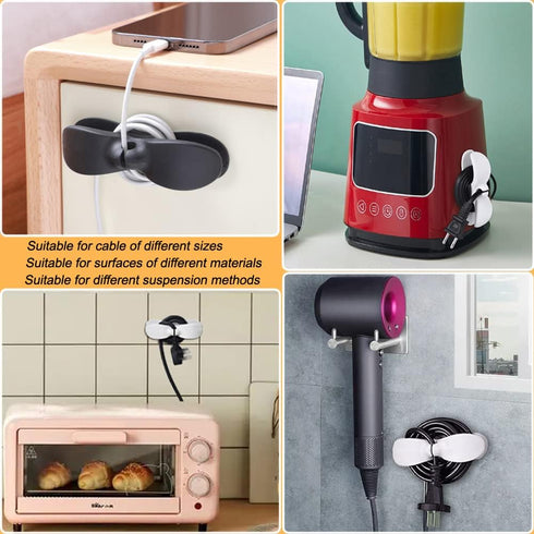 Cord Organizer for Appliances, 4PCS Kitchen Appliance Cord Winder Cable Organizer for Pressure Cooker, Mixer, Blender