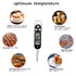 Digital Meat Food Thermometer for Cooking Kitchen BBQ, Instant Read Probe Thermometer with Long Probe for Candy, Milk,