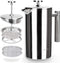 Secura French Press Coffee Maker, 34oz, 304 Grade Stainless Steel, Insulated, 2 Extra Screens